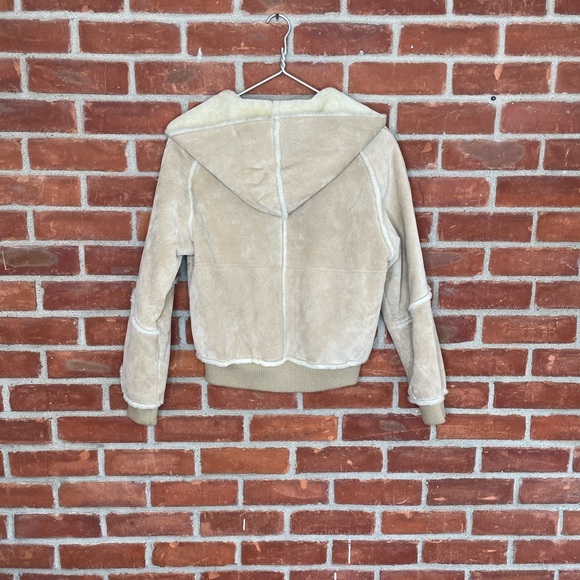 Vintage genuine leather zip up jacket - Picture 4 of 9